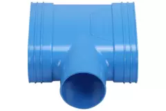 Wavin Ventiza T-Stück PVC oval 195x80 mm M/M/M