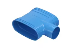 Wavin Ventiza T-Stück PVC oval 195x80 mm M/M/M