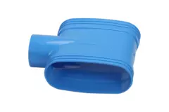 Wavin Ventiza T-Stück PVC oval 195x80 mm M/M/M
