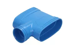Wavin Ventiza T-Stück PVC oval 195x80 mm M/M/M