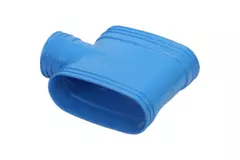 Wavin Ventiza T-Stück PVC oval 195x80 mm M/M/M