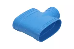 Wavin Ventiza T-Stück PVC oval 195x80 mm M/M/M