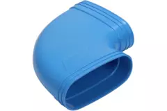 Wavin Ventiza Bogen 90 Grad PVC oval 195x80 mm horizontal M/M