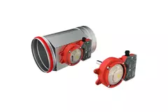 Rauchmelder 24V für runde Brandschutzklappe 125 mm - E-FDC A SSA D125 24