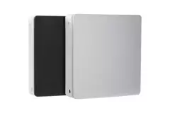 Econox Eco Pair Plus schwarze Abdeckplatte für dezentrale Lüftungsanlage mit WRG SG-ERV-150