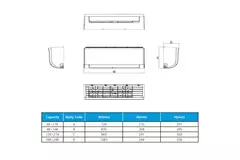 MaxiCool INFINI 5 kW R32 Inverter Klimaanlage 18HDI mit WLAN Set