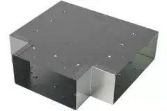 T-Stück (gewinkelt) 90 Grad 220x80 mm - 170x80 mm für Abgasanlage