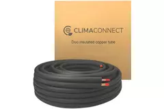 ClimaConnect Duo isoliertes Kühlrohr 1/4-3/8 Rolle 20 Meter