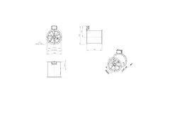 Axialer 315-mm-Rauchgasventilator F300- AL 315 D2 F3 01 CFG