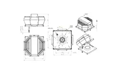 Dachventilator vertikale Konstantdruckregelung - DVA 190 EC O CRK 02