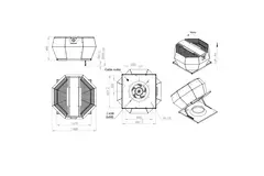 Dachventilator vertikale Konstantdruckregelung - DVA 450 EC O CRK 03