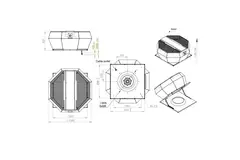 Dachventilator vertikale Konstantdruckregelung - DVA 560 EC O CRK 01
