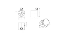 Axiallüfter 315 mm - AL 315 D4 01 CFG