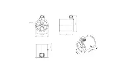 Axiallüfter 315 mm - AL 315 D42U 01 CFG