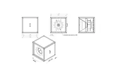 Außenluftstrom des Kastenventilatormotors - MPC T 560 EC K01