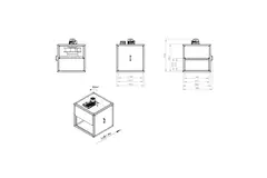 Außenlüftermotor für linearen Durchfluss - MPC TI 500 EC K01