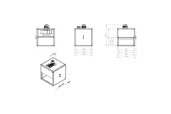 Außenlüftermotor für linearen Durchfluss - MPC TI 560 EC K01