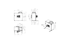 Kastenventilatormotor externer Luftstrom - MPS 500 EC I K 01