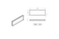 Flexibler Anschluss 1100 x 350 - VS 11035