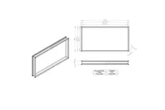 Flexibler Anschluss 1200 x 600 - VS 12060