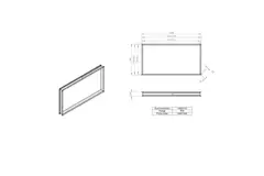 Flexibler Anschluss 1400 x 700 - VS 14071