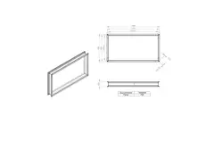 Flexibler Anschluss 1000 x 500 - VS 10050