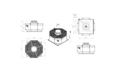Dachventilator senkrecht Metall - DVL 560 D4 RK 02