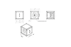 Motor des Kastenlüfters externer Luftstrom - MPC T 315 D2 I K 01
