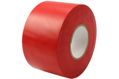 PVC-Band rot 50 mm breit - Rolle 33 m