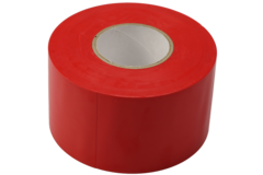 PVC-Band rot 50 mm breit - Rolle 33 m