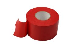 PVC-Band rot 50 mm breit - Rolle 33 m