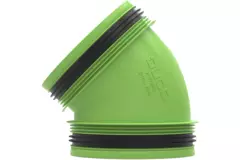 Duco Anschlussstück 45° mit Gummi D160/D160 (M/M)