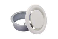 Entlüftungsventil 80 mm mit Metallfedern - EAV-C80 RAL9010