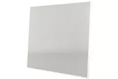 Perforierte Deckenplatte 600 x 600 mm zum Einlegen in Systemdecken - RAL9010