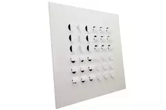 Multidüsen-Deckenauslass 596x596 mm - MN16 RAL9016