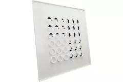 Multidüsen-Deckenauslass 596x596 mm - MN16 RAL9016