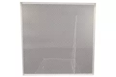 Perforierte Deckenplatte 600 x 600 mm zum Einlegen in Systemdecken - RAL9010