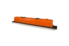 Ergovent verputzbarer rahmenloser Schlitzdurchlass 1050 mm mit Anschlussdurchmesser 90 mm - Modular - 1 Schlitz