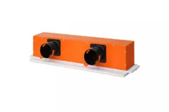 Ergovent verputzbarer rahmenloser Schlitzdurchlass 600 mm mit Anschlussdurchmesser 75 mm - Profil