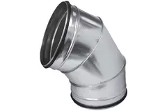 Wickelfalz Bogen 60° Ø 250mm