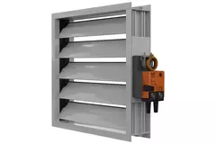 Maxivent-Klappe mit Stellantrieb für M4523 horizontal links - DAL