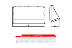 Maxivent Wetterschutzhaube für M4540 horizontal - HD