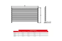 Maxivent by Econox Lamellengitter für M4555 horizontal - LV