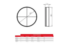 Maxivent flexibler Rundverbinder für M4512 horizontal/flaches Profil - FC