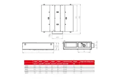 Maxivent WRG Lüftungsgerät für Deckenmontage mit Gegenstromwärmetauscher 2000 m³/h horizontal links - M4020