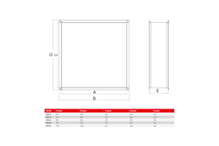 Maxivent flexibler Rechteckverbinder für M4512 horizontal/flaches Profil - FC