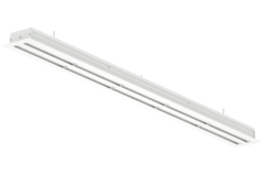 Linienauslass aus Aluminium mit 1 verstellbaren Musterplatte - 1000 mm - RAL 9016