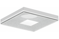 Perforierter Deckenauslass für Zu- und Abluft 595x595 mm - 200 mm - RAL 9016