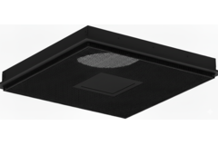 Perforierter Deckenauslass für Zu- und Abluft 595x595 mm - 125 mm - RAL 9005