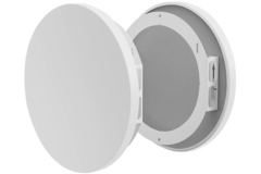 Überströmgitter mit Schalldämpfung – 100/125/160 mm – RAL 9003